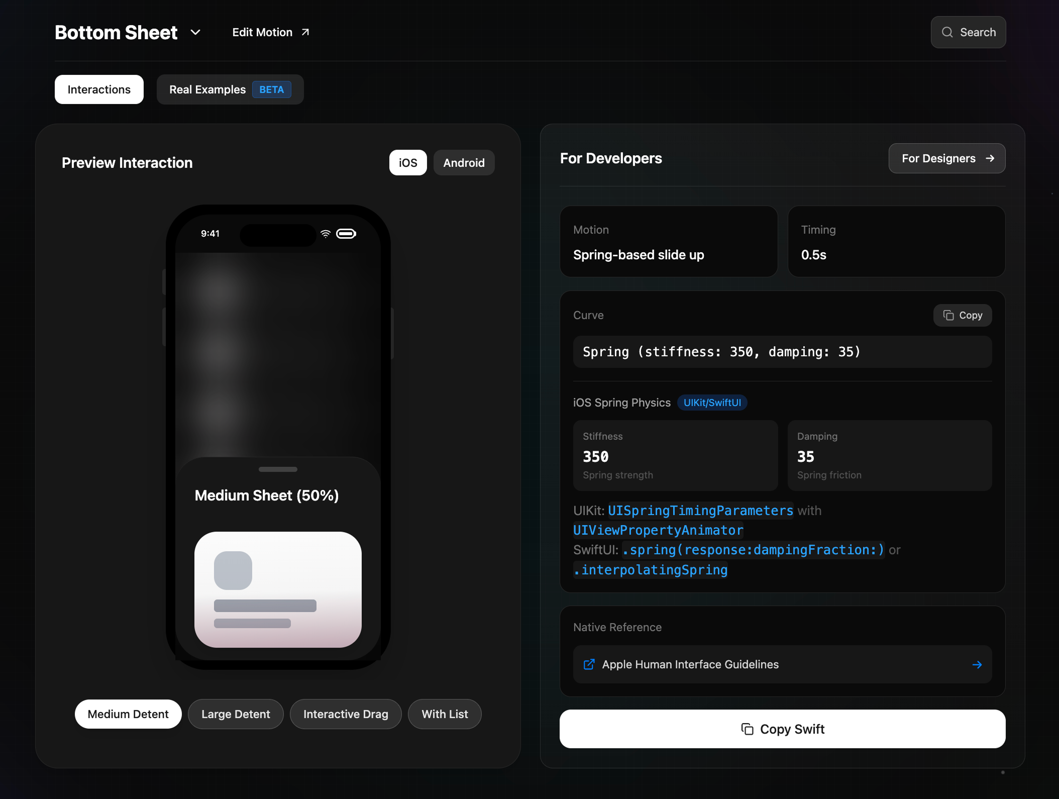 Native Interactions product preview